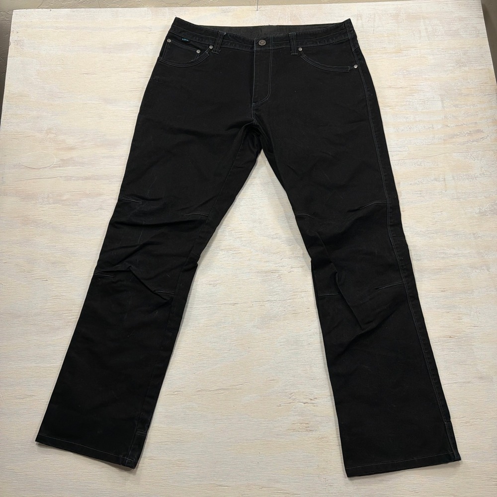 Kuhl Pants Free Rydr 35x32 Tapered Fit Vintage Patina Dye Black Mens 5015